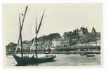 Schweiz/Suisse: Nyon Vu Depuis Le Lac (barque, Boot), 2 Scans - Nyon