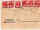 SBZ307a/ Bezirk 16, Meiningen. Mef. 29.6.48 Kaltennordheim - Covers & Documents