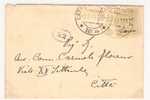 12697)lettera Con 25c  Amm Lire Da Catania A Città Il 9-8-1944 - Marcophilia