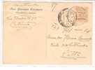 12720)lettera Con 15c  Amm Lire Da Catania A Città Il 9-8-1944 - Poststempel