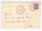 12721)lettera Con 50c  Amm Lire Da Catania A Città Il 12-8-1944 - Poststempel