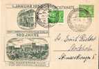 Bln105a/ P 11 Mit Zusatzmarke 1.1.50 Nach Schweden  (Stockholm)  Mit Sonderstempel RARIT¨ÄT - Postales - Usados