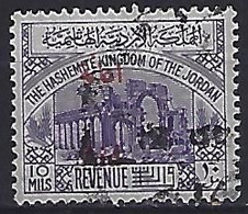 Jordan 1950 "Optd Aid" 10m (o) Tax Stamp - Jordanie