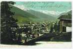 Schweiz/Suisse: AK Davos Gegen Tinzenhorn, 1906, 2 Scans - Davos