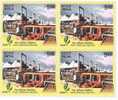 Petrolium, Natural Gas, CNG, Bus, Automobile, Energy, Pipeline, Block Of 4 Stamps, India, - Gas