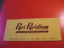 BUVARD : PURI PYRIDIUM-LABORATOIRES SERVIER/ TAILLE :21 CM X 9 CM - Produits Pharmaceutiques