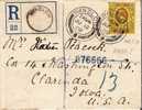 GBE040/ Edward 3 D Mi. 108 IX, Einschreiben  Ex Winslow Nach USA 1909  RRR - Storia Postale