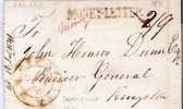 C-V006a/ Kanada -  Dunnville U.C. 1841. Datum I. Stpl. Handschriftlich, Geldbrief (Money-letter) - ...-1851 Préphilatélie