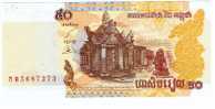 50  Riels  "CAMBODGE"  2002       UNC     Ro 16 -  19 - Kambodscha