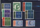 EUROPA MNH** 1959 ANNEE COMPLETE 8 PAYS - 1959