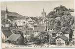 C . P . A   (   BADEN  " Ruine Stein ,turm Und Kirche " Carte  Belle Prise De Vue -  Plan Rare ) - Baden