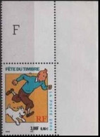 FRANCE 3303 ** MNH TINTIN + Bord De Feuille F HERGE KUIFJE TIM COMIC COMICS BD BANDE DESSINEE - Bandes Dessinées