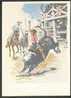 ETHNIC SPORTS, RODEO, COWBOY, HORSE,  OLD RUSSIAN POSTCARD ˇ - Paardensport