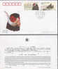 1989 CHINA T134 BIRDS STAMP-BROWN-EARED PHEASANT B-FDC - 1980-1989