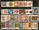 India 1974 Year Pack Of 28 Stamps  UPU Mask Dairy Cow Max Muller Painting Kamla Nehru Used Inde Indien - Full Years