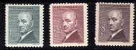 Tchécoslovaquie 1946 N°Y.T. : 437 à 439* - Unused Stamps