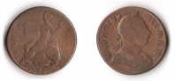 GRANDE - BRETAGNE      HALF   PENNY   1772 - B. 1/2 Penny