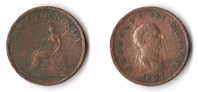 GRANDE - BRETAGNE      HALF   PENNY   1807 - B. 1/2 Penny