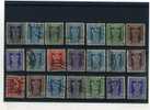 - INDE . ENSEMBLE DE TIMBRES DE SERVICE OBLITERES - Official Stamps