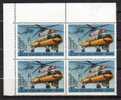 RUSSIA – URSS - RUSSIE - 1980 - ELICOTTERO - YT 4699 MI 4960 ** QUARTINA - Helikopters