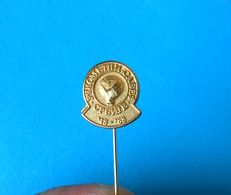 SERBIAN HANDBALL FEDERATION 1948-1988 Old Jubilee Pin Badge Hand-ball Association Balonmano Pallamano Palla A Mano - Handbal