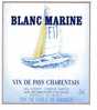 ETIQUETTE DE VIN - VIN DE PAYS CHARENTAIS - BLANC MARINE - Segelboote & -schiffe