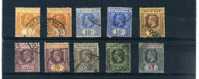 - ENSEMBLE DE TIMBRES DE MALAISIE . STRAITS SETTLEMENTS . REGNE DE GEORGE V - Straits Settlements