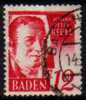 BADEN   Scott #  5N 18  F-VF USED - Baden