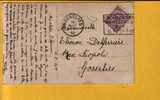Kaart Met Ambulant (treinstempel)  NOERDANGE - MARTELANGE F.C. Naar GOSSELIES - 1907-24 Abzeichen