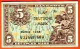 ALLEMAGNE Fédérale - 5 Mark - Occupation Alliés Série 1948 - Pick 4a - 5 Deutsche Mark