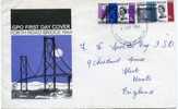 1964  Forth Road Bridge Complete Set Of 2 Normal Paper Mi Nr 382-3 - 1952-1971 Pre-Decimal Issues