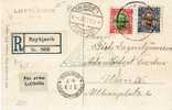 Isl065/ ISLAND -  Zeppelin-Flug 1931, Eingeschriebene Karte Mit Zeppelin  Nach Wien - Brieven En Documenten