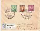 Isl067/  ISLAND - Christian X Regentschaft 25 Jahre. FDC Nach USA 14.5.37 Drachenboot - Lettres & Documents