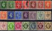 Gran Bretaña Num 209-233 Ivert - Used Stamps