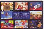 TELECARTE ACTUALITE 50U SO3 04.92 ETAT COURANT - 1992