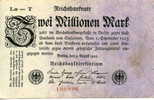 Allemagne Germany 2 Millionen Mark 9 August 1923 P103 TTB+ - 2 Miljoen Mark