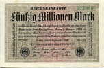 Allemagne Germany 50 Millionen Mark 1september 1923 P109c UNC - 50 Miljoen Mark