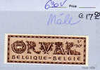 Orval 1943   630V1 Le Mâle (teaureau En Place D´un Boeuf)    Neuf ++ Cote 17,50 E - Sonstige & Ohne Zuordnung