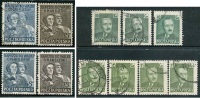 ● POLONIA - Rep. Popolare - 1951  -  N. 585 /A +  590 E 591 Usati  -  Lotto  464 /65 /67 - Gebraucht