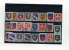 - FRANCE . ENSEMBLE DE TIMBRES DE FRANCE . ARMOIRIES DIVERSES . - 1941-66 Coat Of Arms And Heraldry