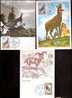 3 CARTES MAXIMUM - TTB- THEME : FAUNE Et FLORE : ISARDS- MOUFLON - Dates Visibles Aux Scans. - Verzamelingen & Reeksen