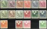 SUEDE / SWEDEN - 1939-1942 - *  / YT 259-272  (avec 261A,265A, Non 261B) - KING/ROI GUSTAV V - Unused Stamps