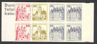 Germany Berlin Markenheftchen MH-Minr. 10 Burgen & Schlösser Castles 2 DM Stamp Booklet MNH** €11,- - Booklets