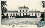 23 - CREUSE - GUERET - GARE - TRAIN - CHEMIN De FER - CLICHE 1900 DOS SIMPLE NON DIVISE - Guéret