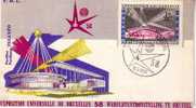 FDC De Belgique - Exposition Universelle 1958 - Pavillon Telexpo - 1951-1960