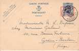 Entier 106 Obl Tamines - Cartes Postales 1909-1934