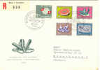 Switzerland Registered Pro Patria FDC Cover 1959 To Denmark - Oblitérés