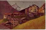 Splügen, Graubünden , Grisons / 1920 Ansicht Des Dorfers Von Einem Maler - Splügen