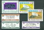 JO Mexico 1968 Lot N°01 De 6 Timbres Mexique - Yemen - Arabie - Zomer 1968: Mexico-City