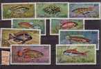 Burundi: 1967 Mi Nr 359-367 Vissen, Fish - Gebraucht